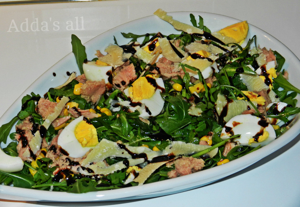 insalata ruccola-tonno