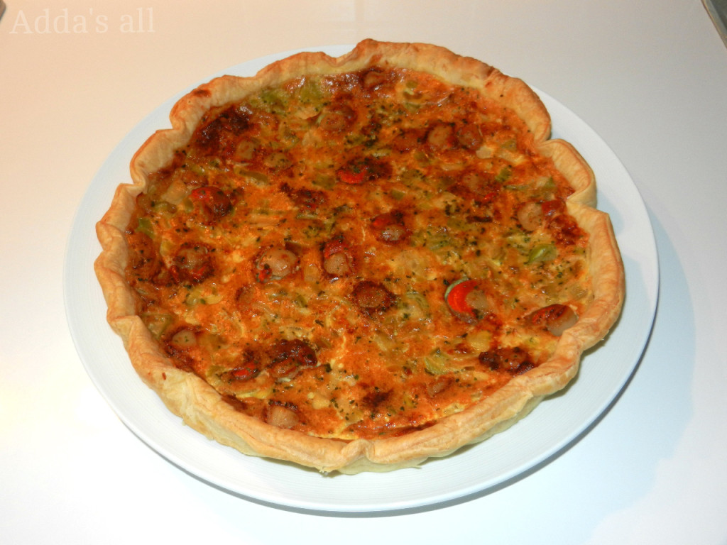 quiche al capesante