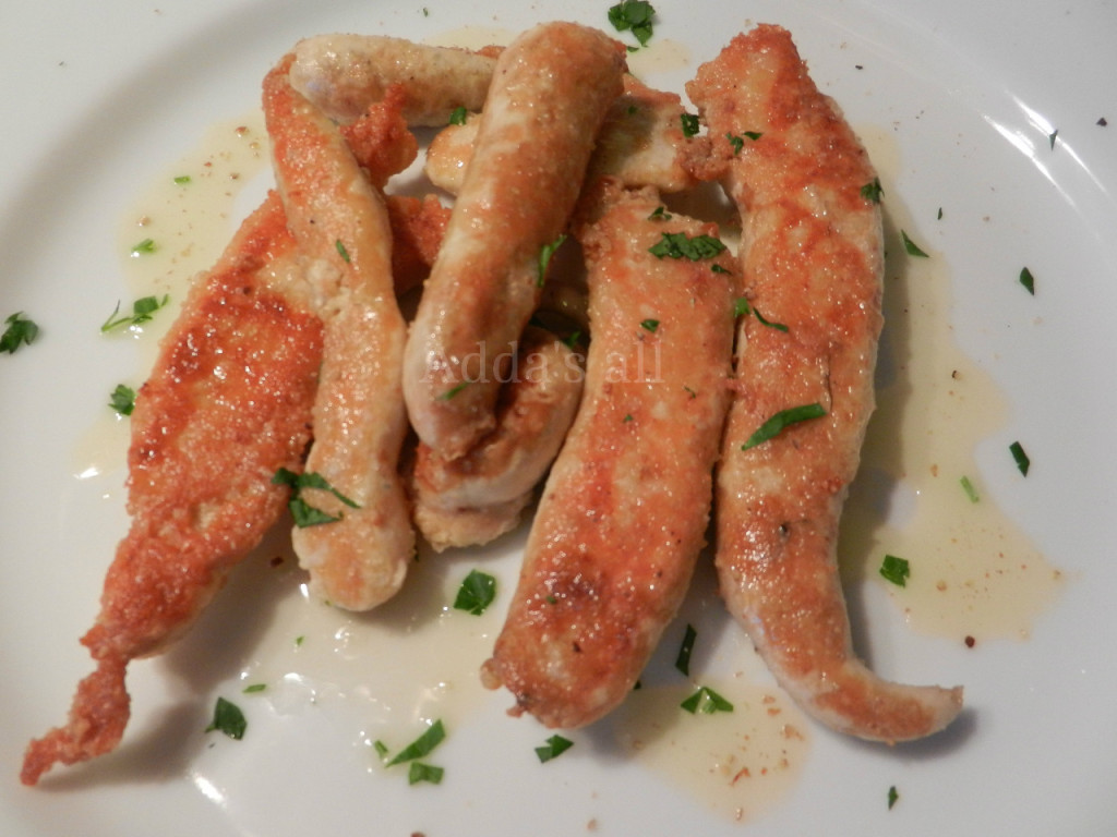 uova di pesce fritte con burro